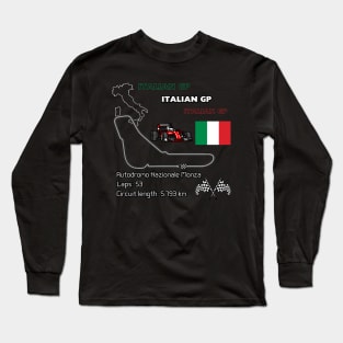 Italian Grand Prix, Monza, Italy, formula 1 Long Sleeve T-Shirt